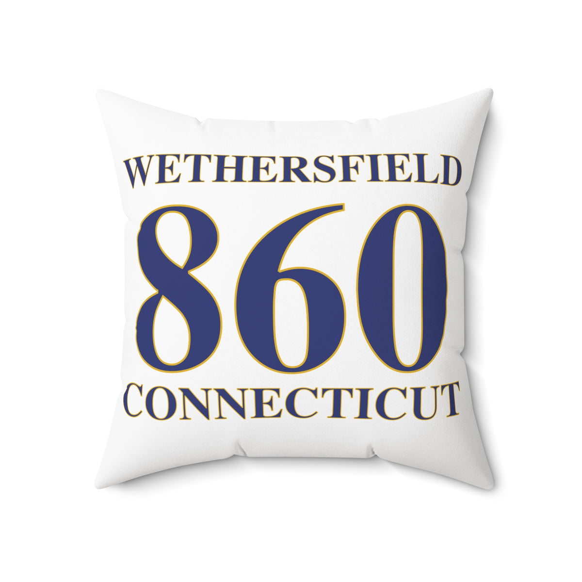 Wethersfield 860 Connecticut Polyester Square Pillow