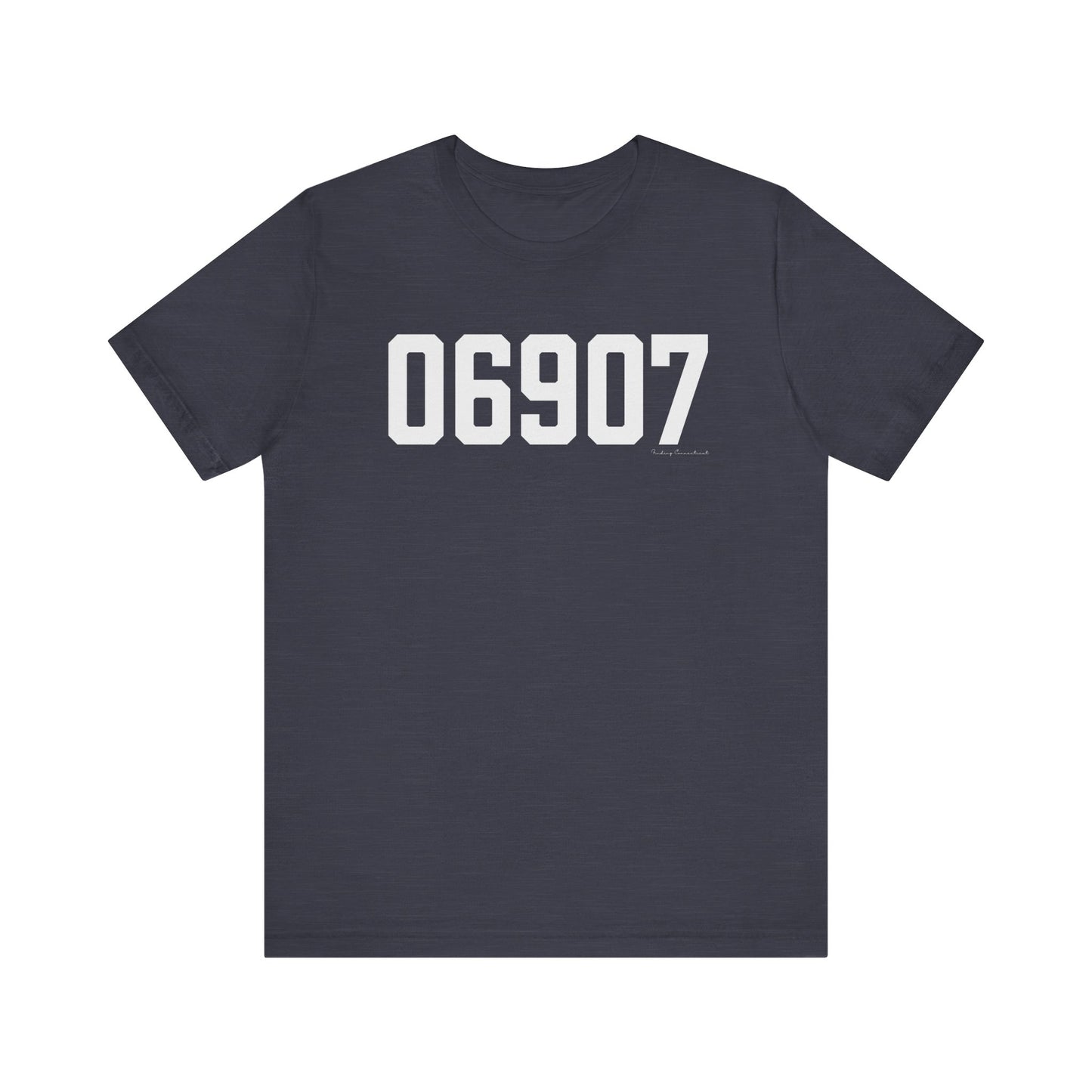 06907 Stamford CT Zip Code Unisex Jersey Short Sleeve T-Shirt