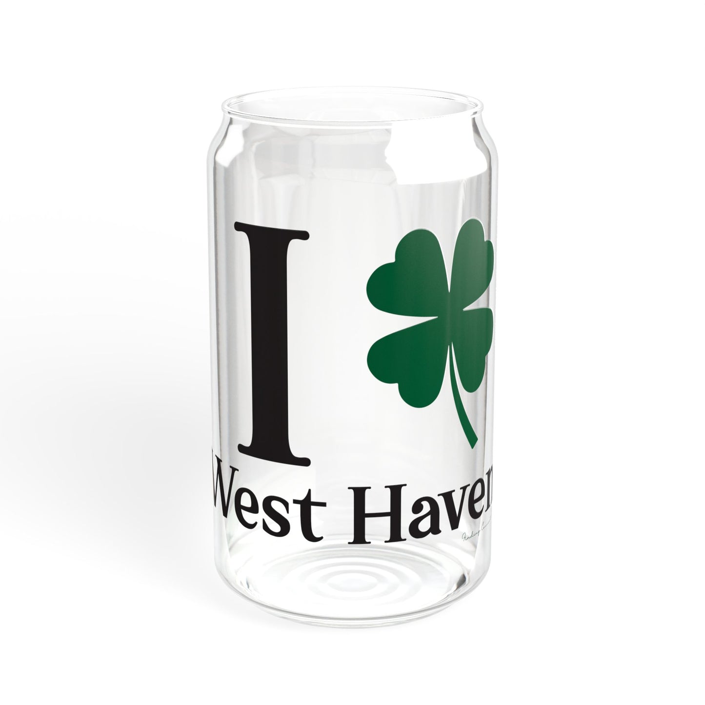 I Clover West Haven Sipper Glass, 16oz