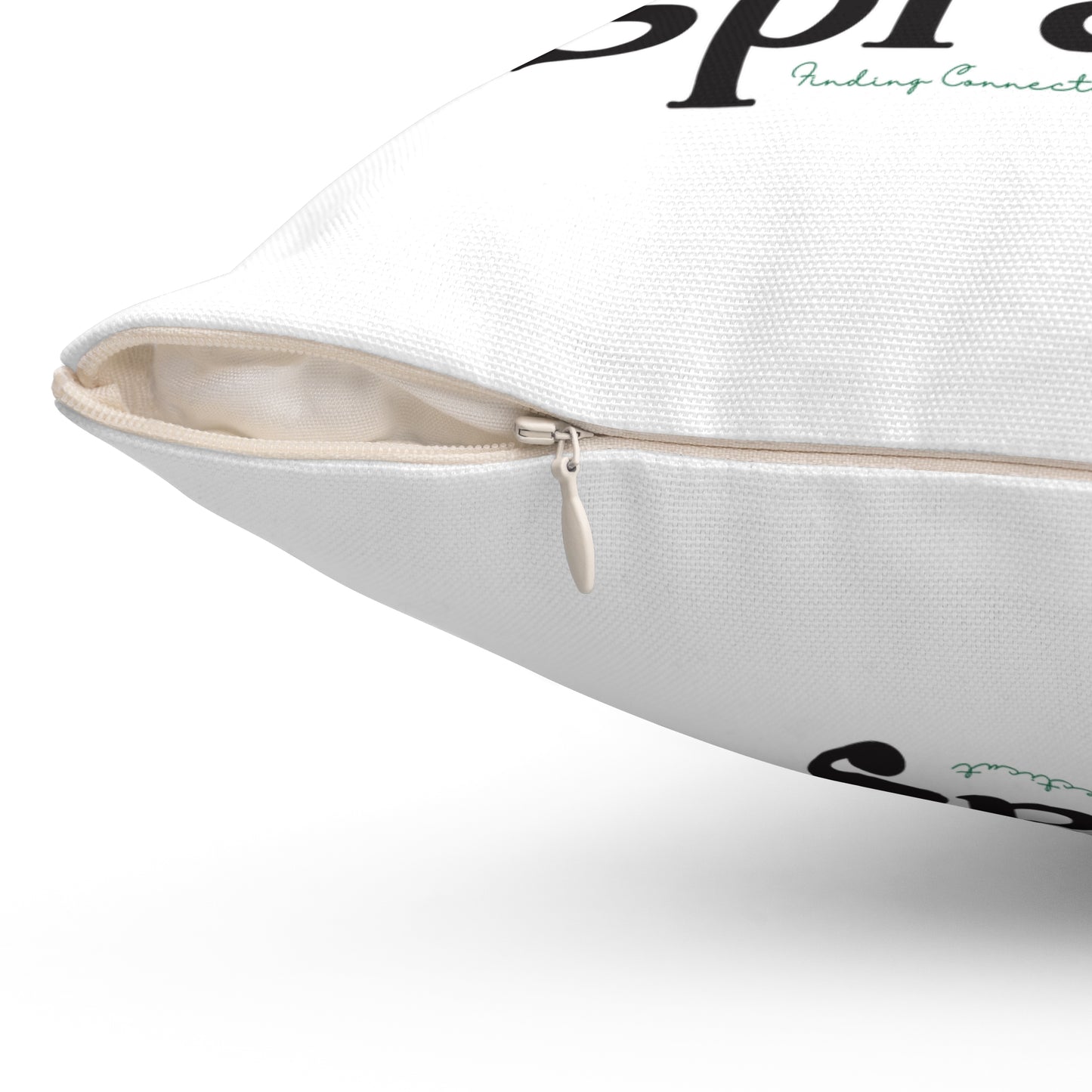 I Clover Sprague Spun Polyester Square Pillow
