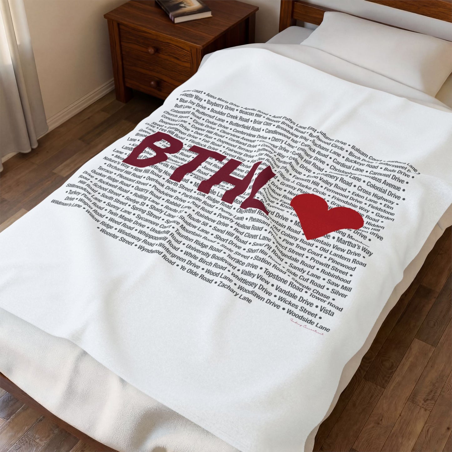 Bethel Love Velveteen Plush Blanket