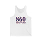 860 Stafford Red White & Blue Unisex Jersey Tank Top