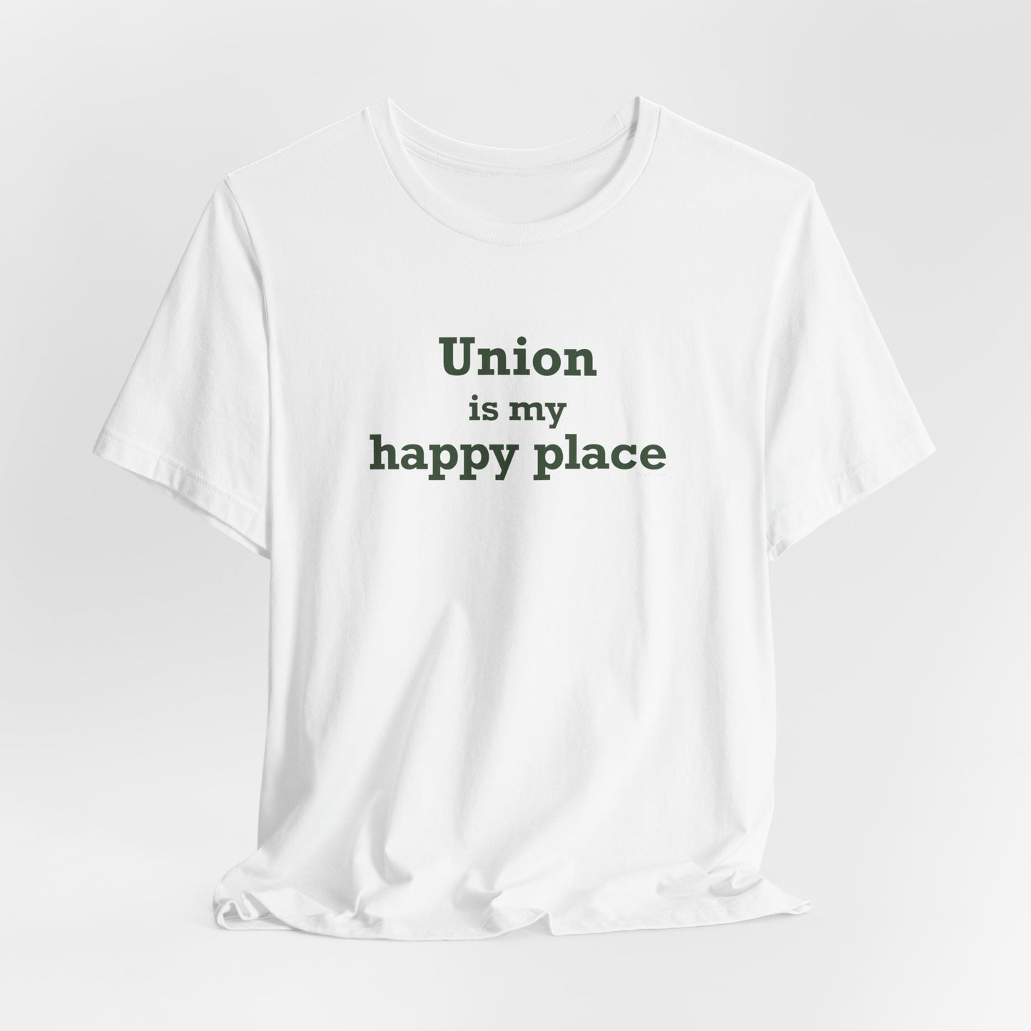 Union is My Happy Place  Unisex Jersey Short Sleeve T-Shirt