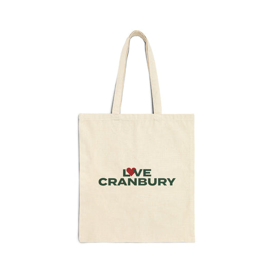 Love Cranbury Cotton Canvas Tote Bag