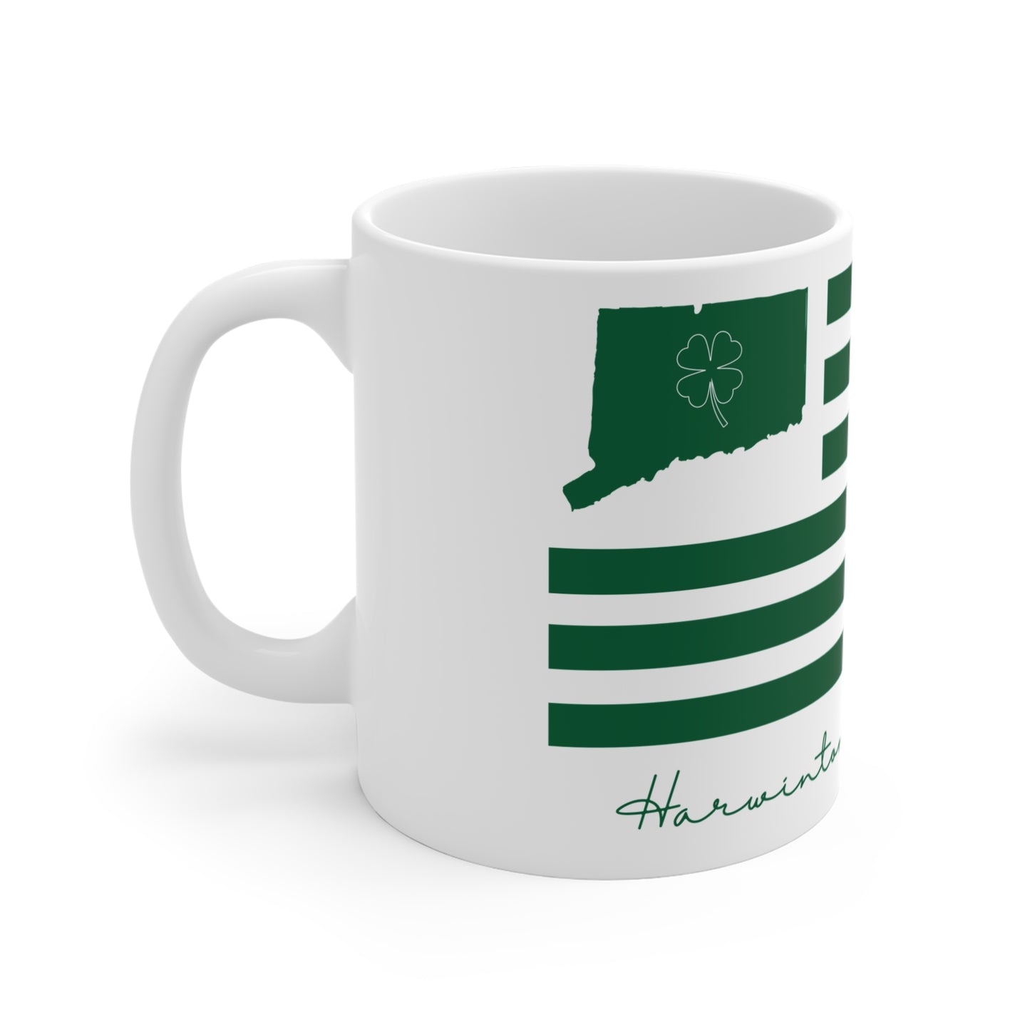 Harwinton Connecticut St. Patrick’s Day Flag Mug 11oz