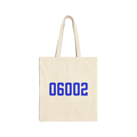 06002 Bloomfield Connecticut Zip Code Cotton Canvas Tote Bag