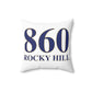 860 Rocky Hill Polyester Square Pillow
