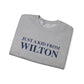 Just a kid from Wilton Unisex Heavy Blend™ Crewneck Sweatshirt