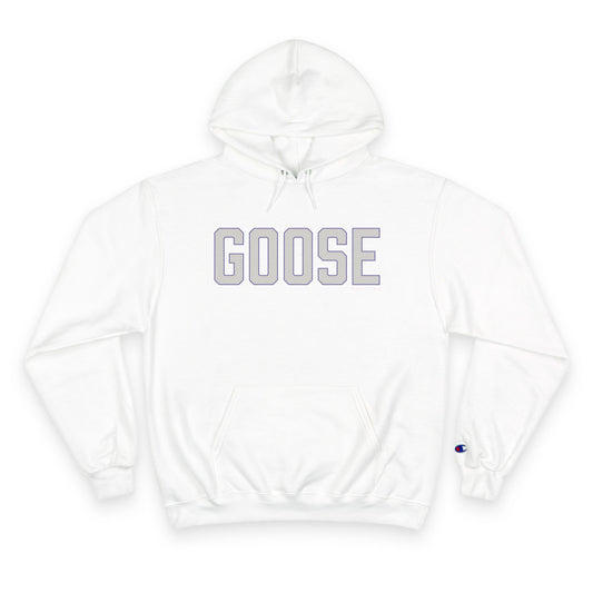 Goose Zip Code Gray & Purple Champion Hoodie
