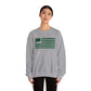 Ledyard Connecticut St. Patrick’s Day Flag Unisex Heavy Blend™ Crewneck Sweatshirt