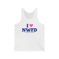 I Heart NWFD Unisex Jersey Tank Top