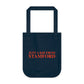 Just a kid from Stamford Organic Canvas Tote Bag