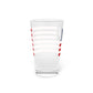 Bridgeport Connecticut Flag Pint Glass, 16oz