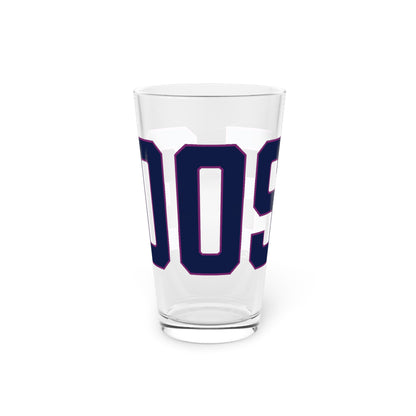 Goose Zip Code Blue & Purple Pint Glass, 16oz