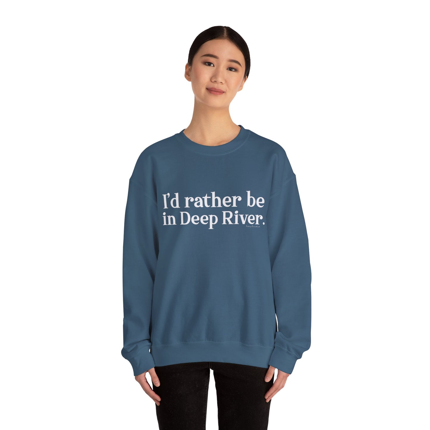 I'd rather be in Deep River. Unisex Heavy Blend™ Crewneck Sweatshirt