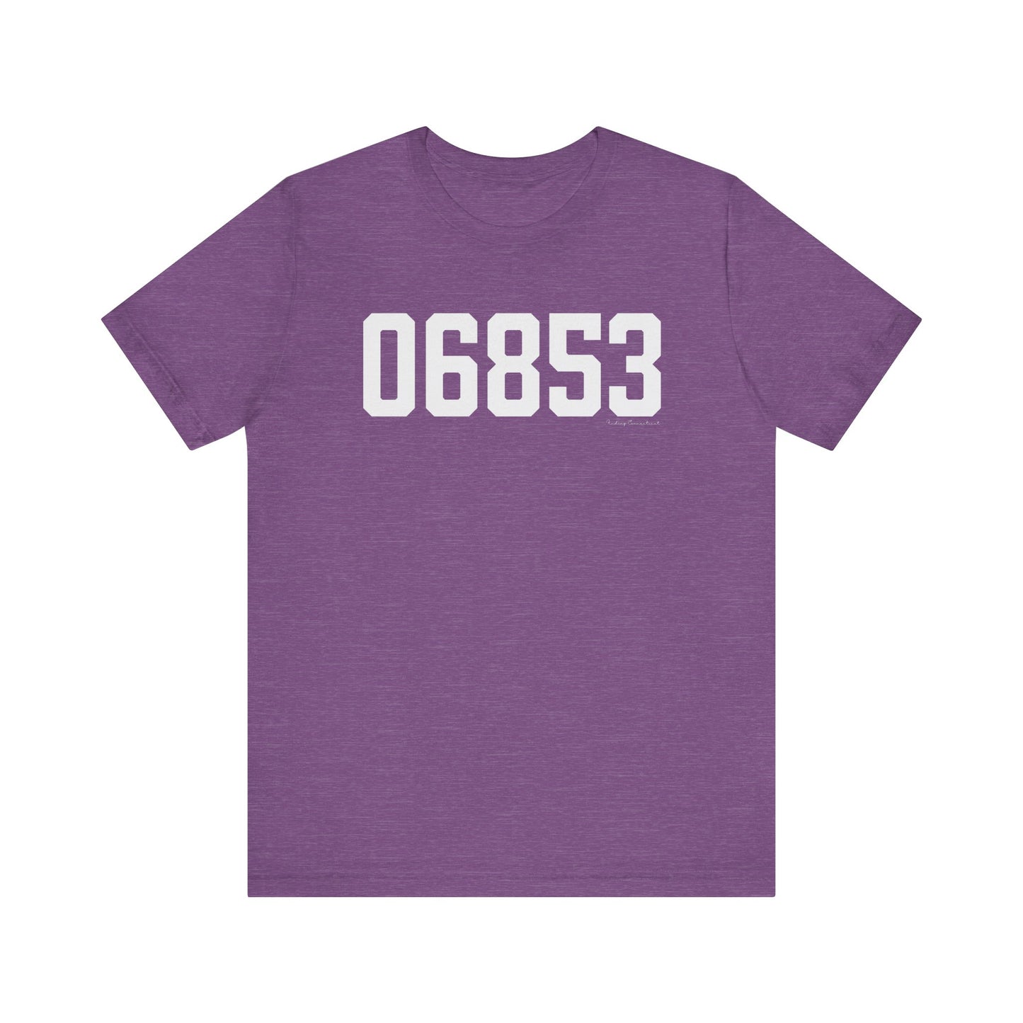 06853 Norwalk CT Zip Code Unisex Jersey Short Sleeve T-Shirt