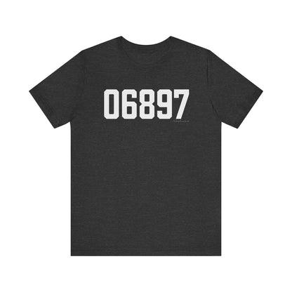 06897 Wilton CT Zip Code Unisex Jersey Short Sleeve T-Shirt