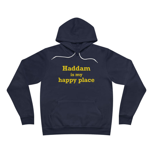 Haddam is My Happy Place Unisex Sponge Fleece Pullover Hoodie