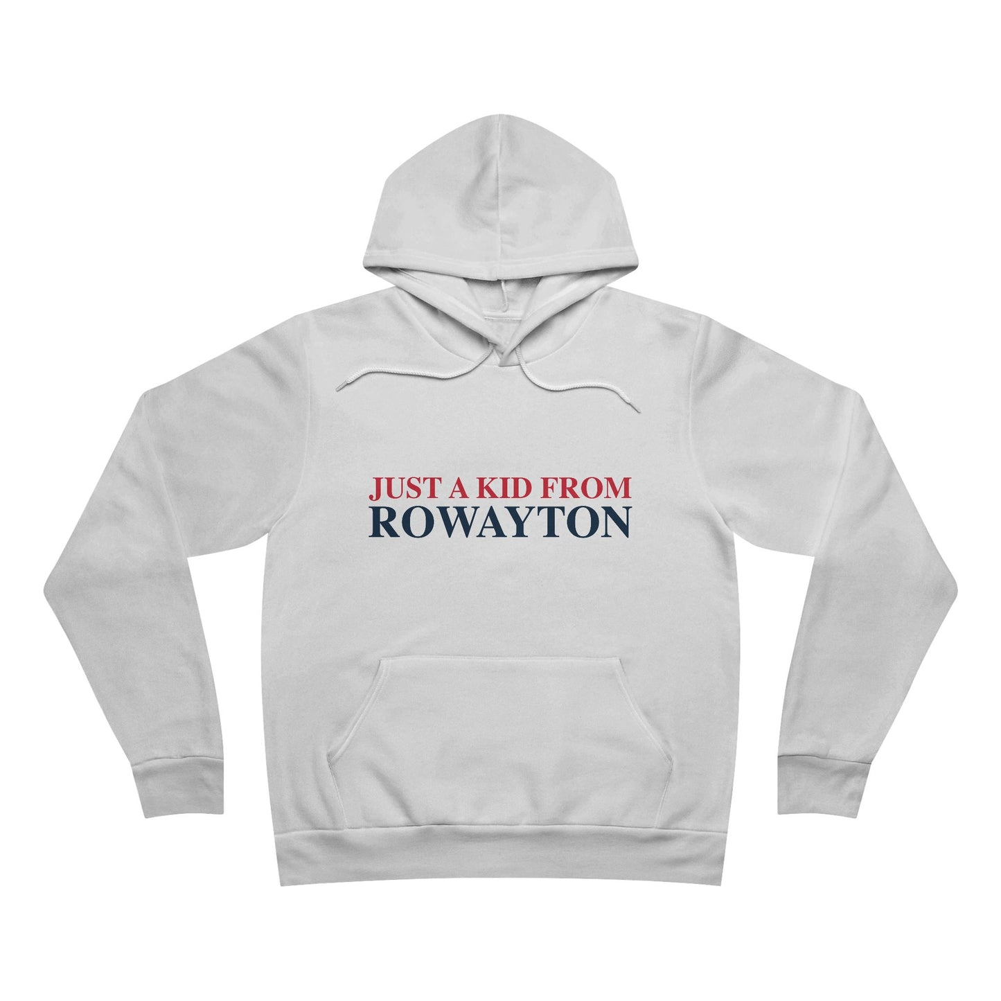 Just a kid from Rowayton Unisex Sponge Fleece Pullover Hoodie