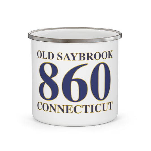 Old Saybrook 860 Connecticut Enamel Camping Mug