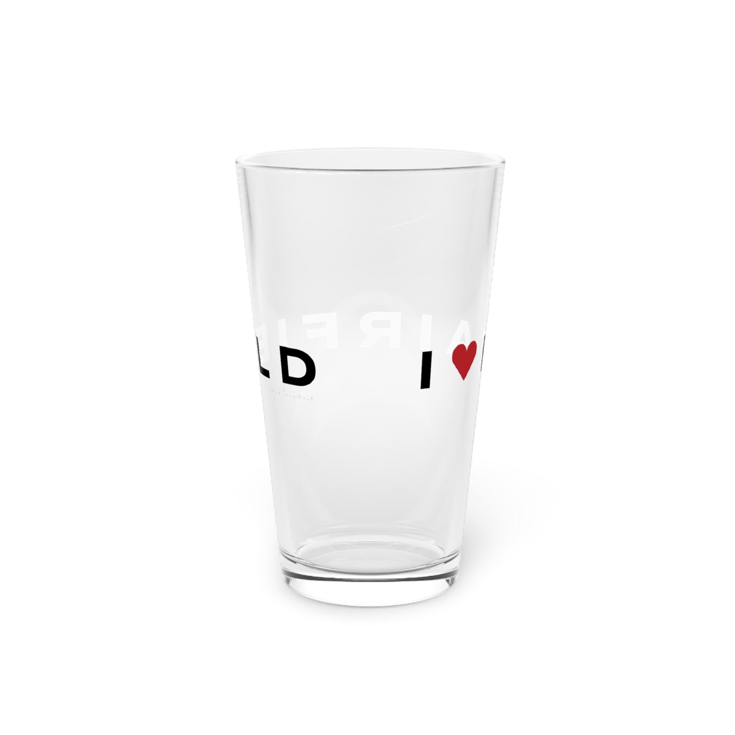 Fairfield Vision Pint Glass, 16oz