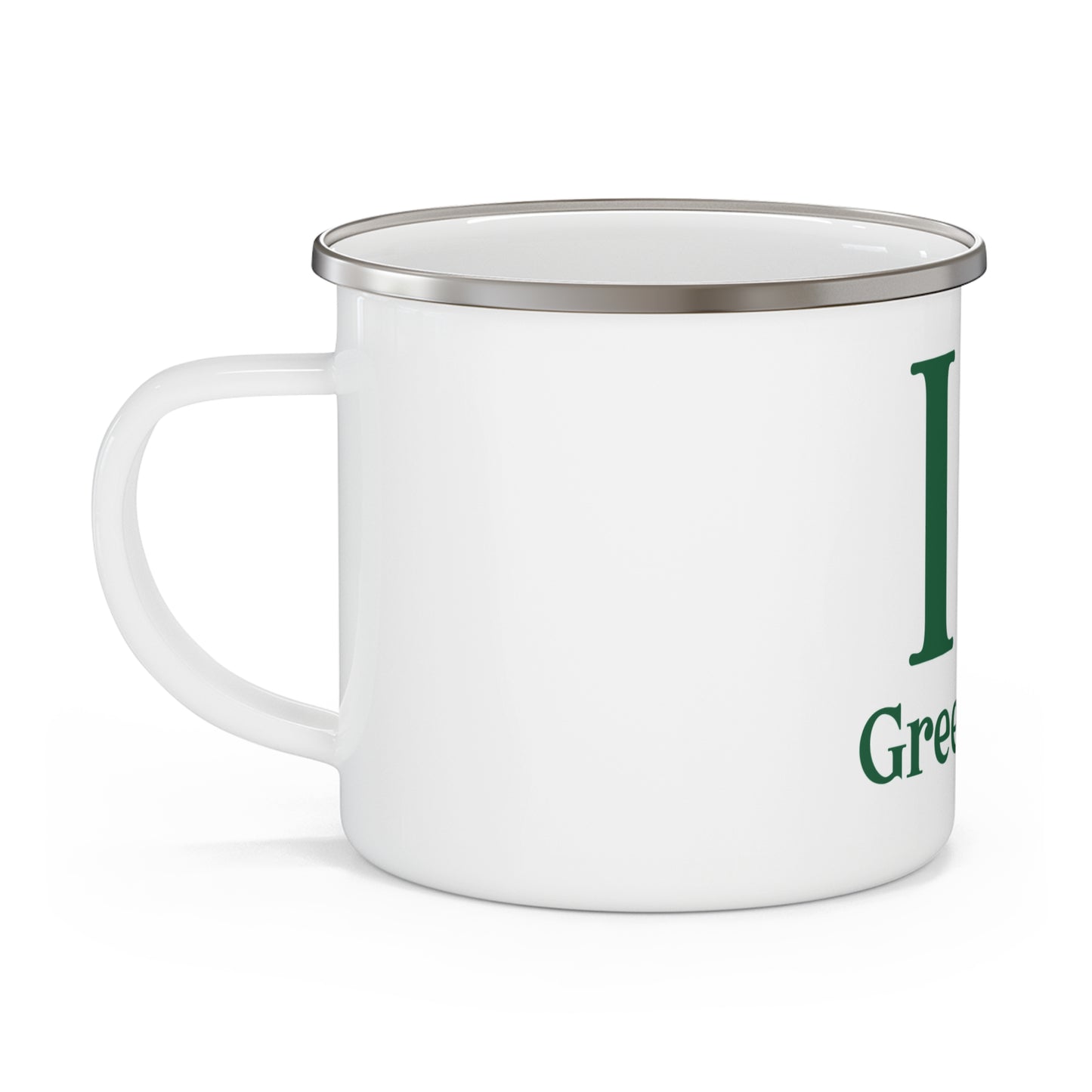 I Clover Greenwich Enamel Camping Mug