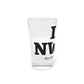 I Heart NWCN Pint Glass, 16oz