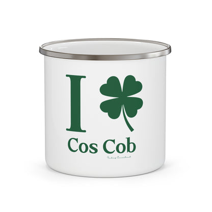 I Clover Cos Cob Enamel Camping Mug