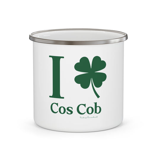 I Clover Cos Cob Enamel Camping Mug