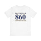 Deep River 860 Connecticut Unisex Jersey Short Sleeve Tee