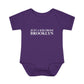 Just a kid from Brooklyn Infant Baby Rib Bodysuit