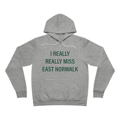 I Really Really Miss East Norwalk Unisex Sponge Fleece Pullover Hoodie