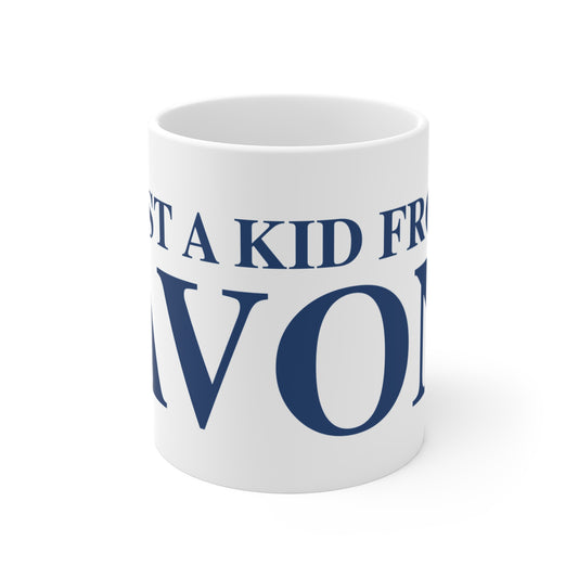 Just a kid from Avon Mug 11oz