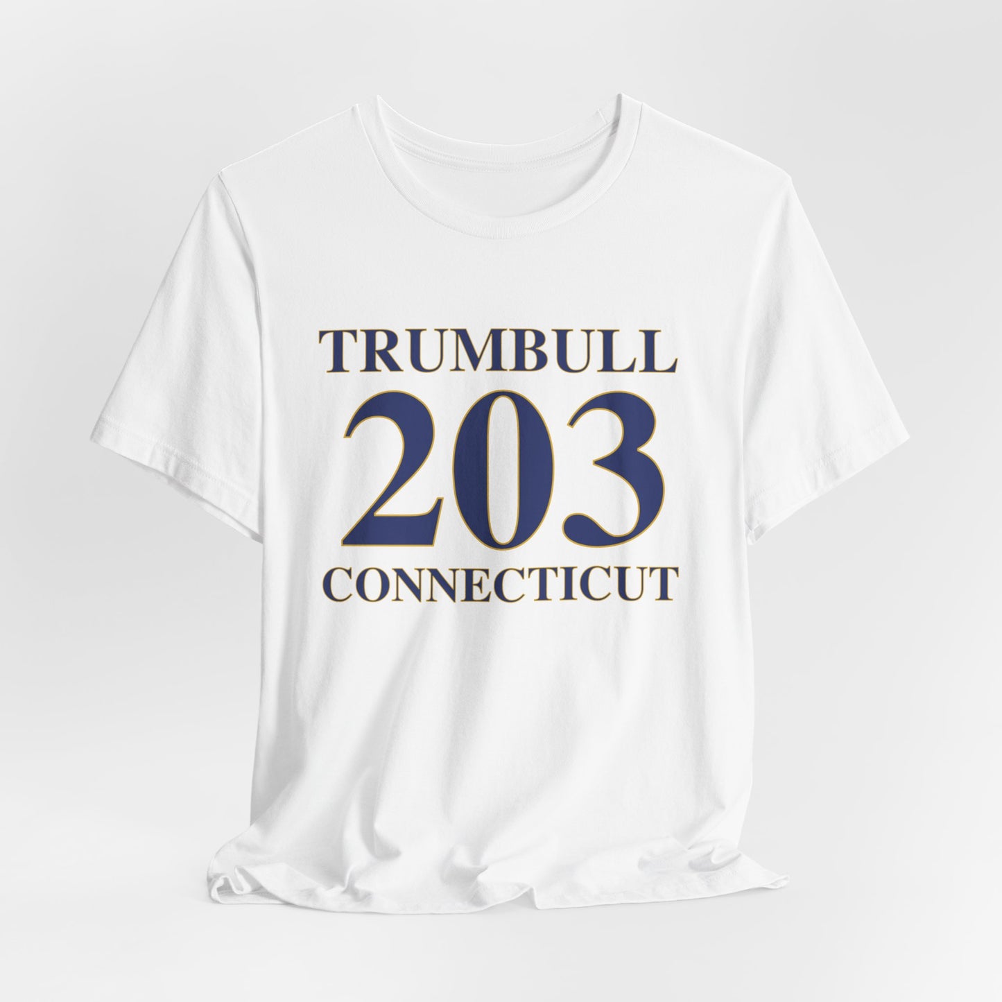 Trumbull 203 Connecticut Unisex Jersey Short Sleeve Tee