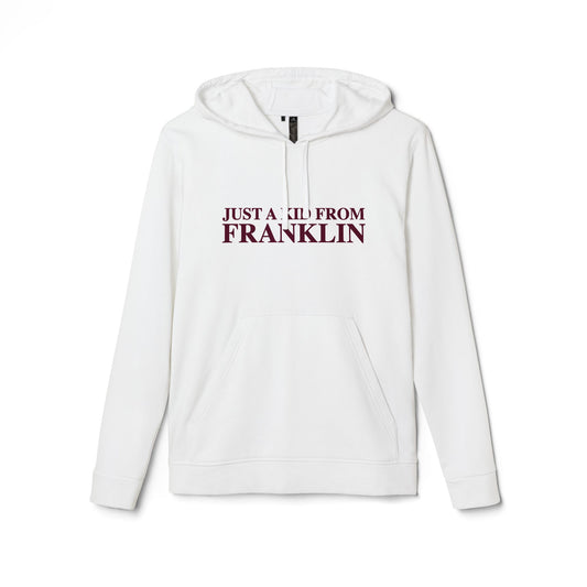 Just a kid from Franklin adidas Unisex Fleece Hoodie