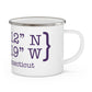 Stamford Coordinates Enamel Camping Mug