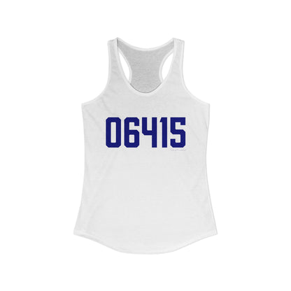 06415 Colchester Connecticut Zip Code  Women's Ideal Racerback Tank Top