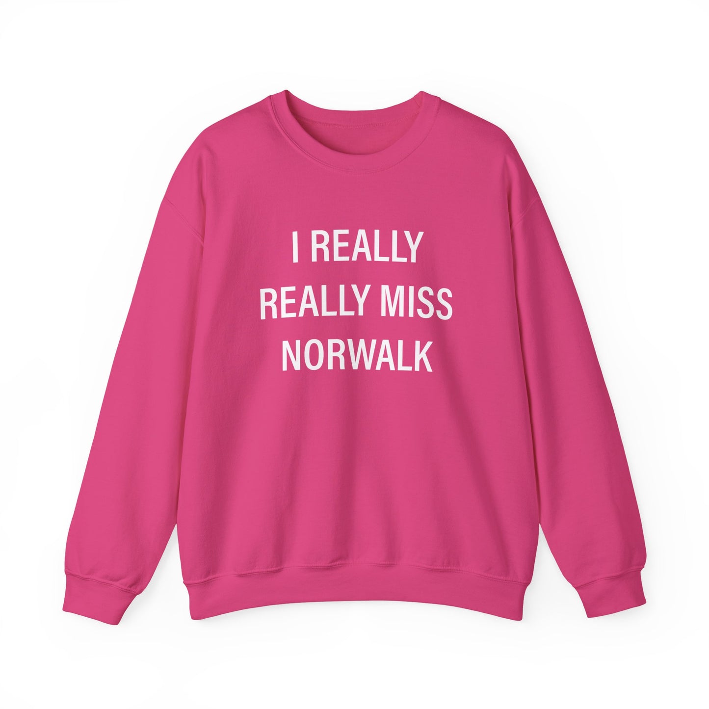 I Really Really Miss Norwalk Unisex Heavy Blend™ Crewneck Sweatshirt