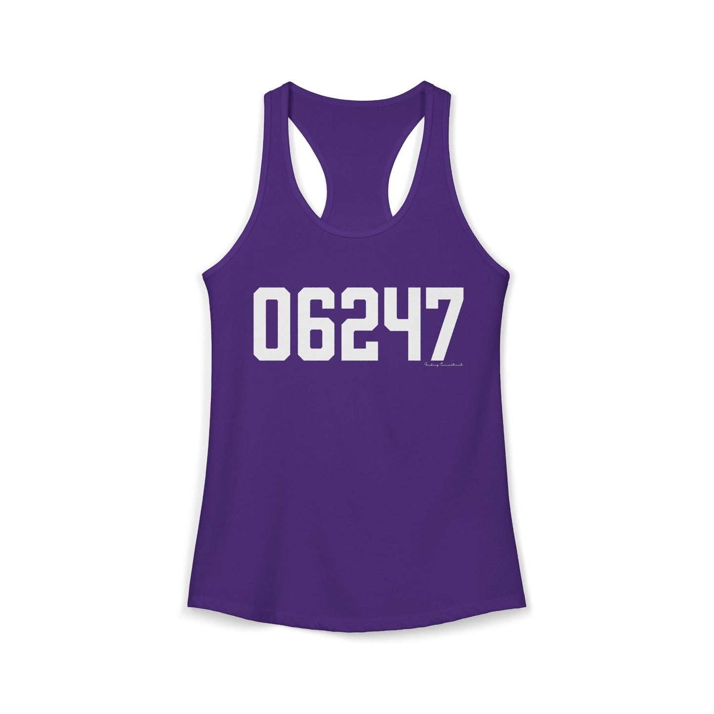 06247 Hampton CT Zip Code Women's Ideal Racerback Tank Top