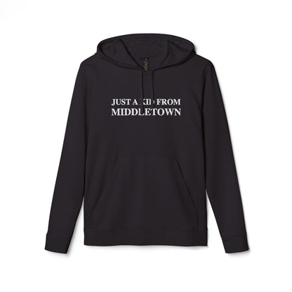 Just a kid from Middletown adidas® Unisex Fleece Hoodie