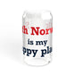 South Norwalk is My Happy Place Sipper Glass, 16oz