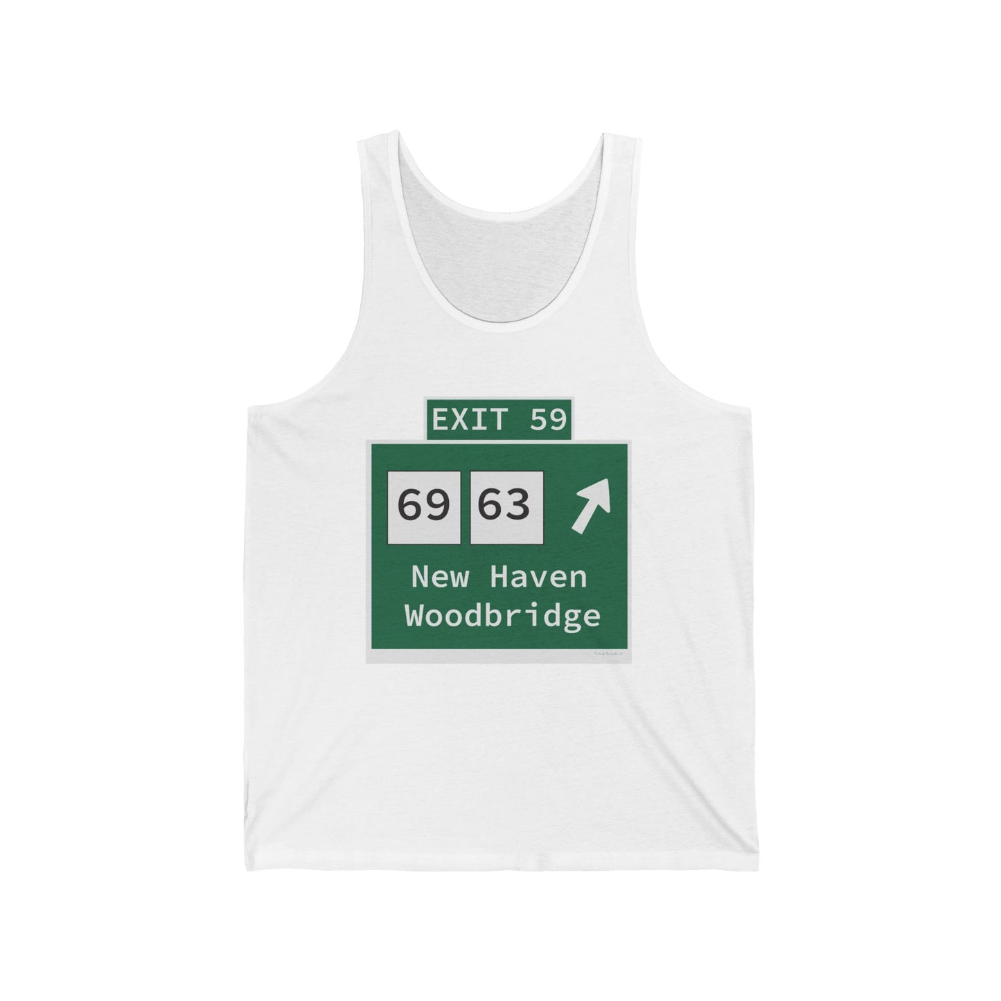 Vintage WCP Exit 59 Sign Unisex Jersey Tank Top