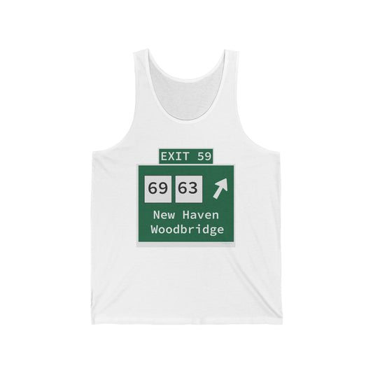 Vintage WCP Exit 59 Sign Unisex Jersey Tank Top