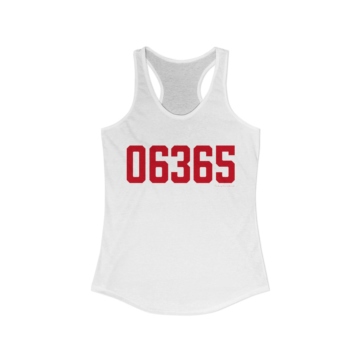 06365 Preston Connecticut Zip Code Women's Ideal Racerback Tank Top