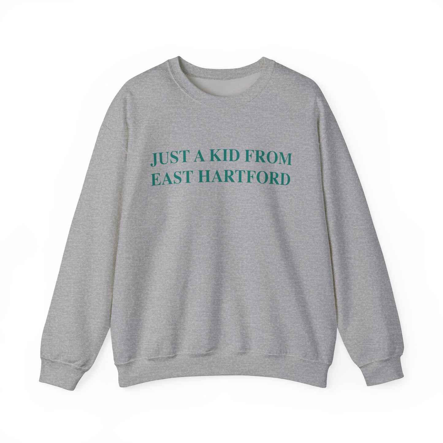 Just a kid from East Hartford Unisex Heavy Blend™ Crewneck Sweatshirt