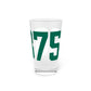 06375 New London Connecticut Zip Code Pint Glass, 16oz