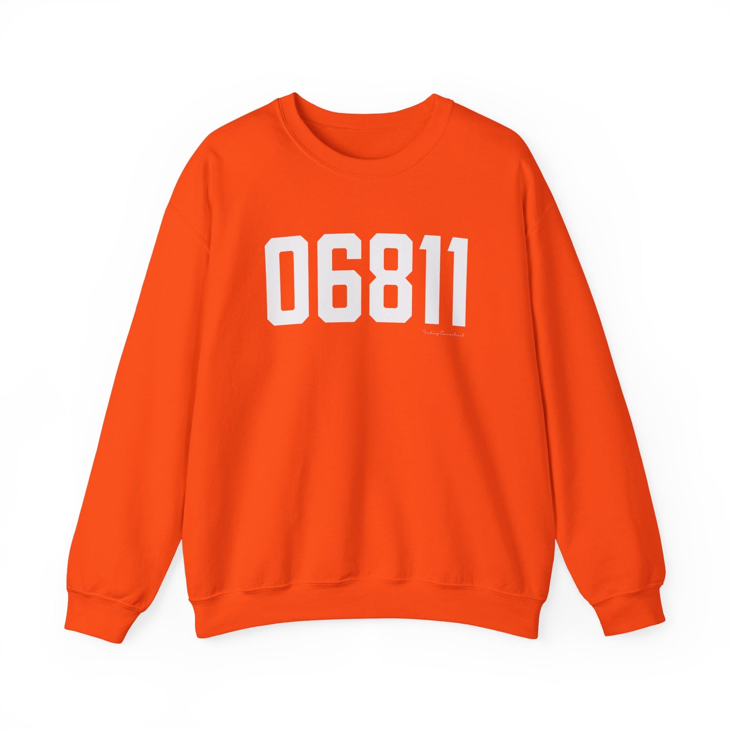 06811 Danbury CT Zip Code Heavy Blend™ Crewneck Sweatshirt