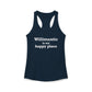 Willimantic is My Happy Place Women's Ideal Racerback Tank Top