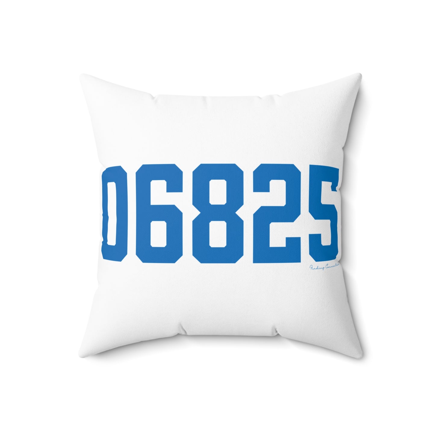 06825 Fairfield Connecticut Zip Code Spun Polyester Square Pillow
