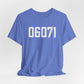 06071 Somers CT Zip Code Unisex Jersey Short Sleeve T-Shirt
